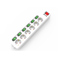 Germany 6-ouelet Power Strip with usb a